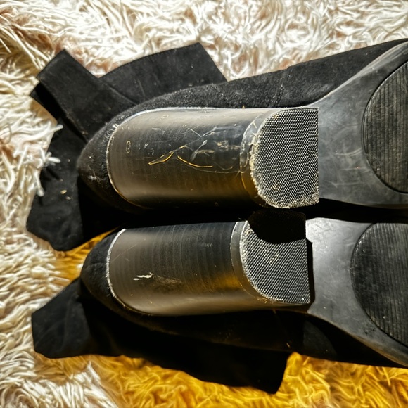 Ankle faux suede cowboy boots - Picture 7 of 11